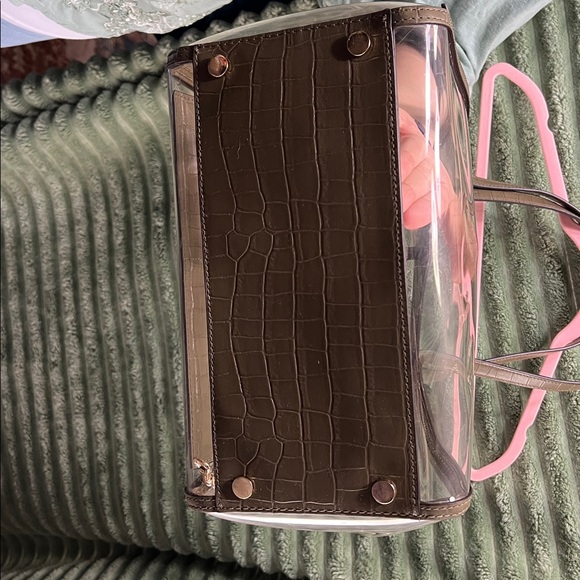 Michael Kors Brown and Transparent Tote - Picture 7 of 7